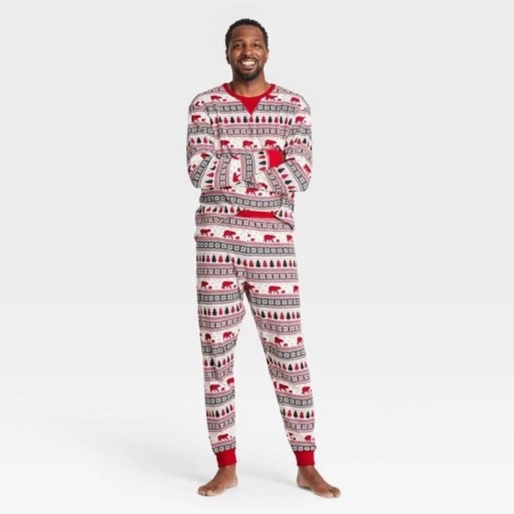 Wondershop Winter Cabin Fair Isle Print PJ Pajama Set XL
